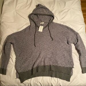 NWT Boutique Brand Super Soft Hooded Popcorn Sweater